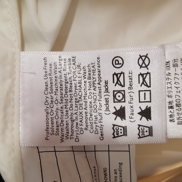 Eddie Bauer goose down womens vest size M winter white beautiful piece! - Picture 11 of 17